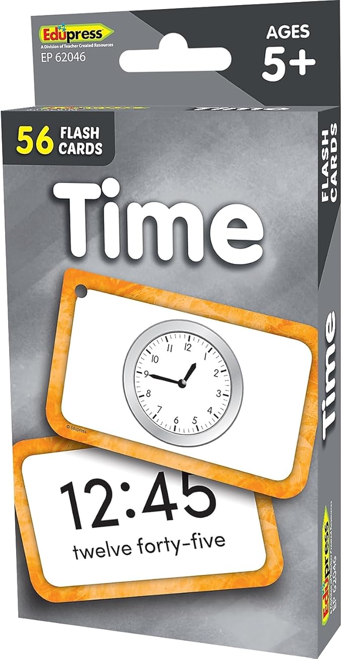 Teacher Created Resources Time Flash Cards (EP62046)