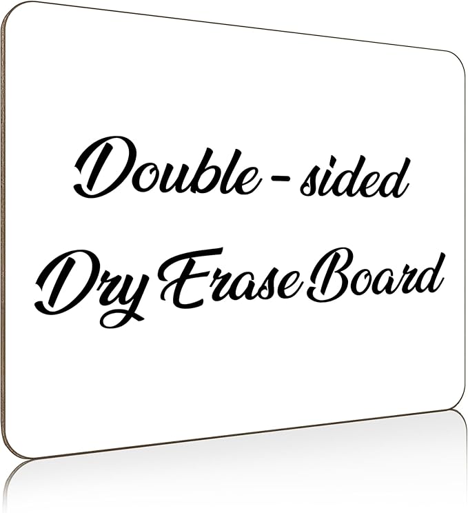 Dry Erase Board 9x12 Inch Mini Marker Board Whiteboard Small Dry Erase White Boards for Students, Office, Daily Lists