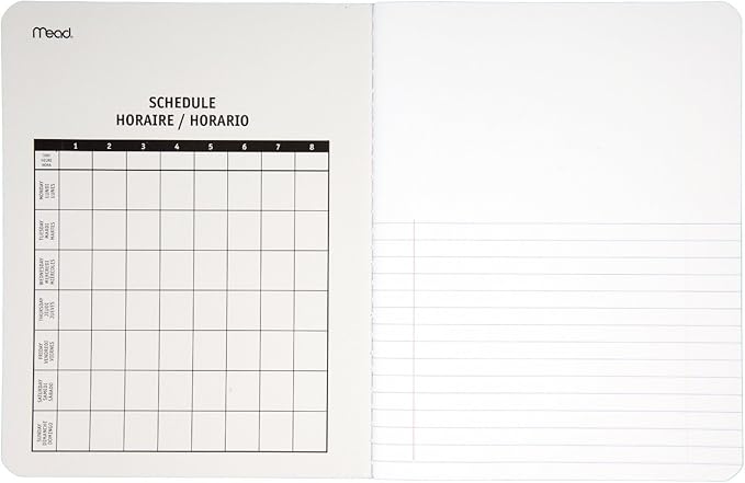 Mead Composition Books, Notebooks, Wide Ruled Paper, 100 Sheets, Comp Book, Black, 12 Pack (38603)