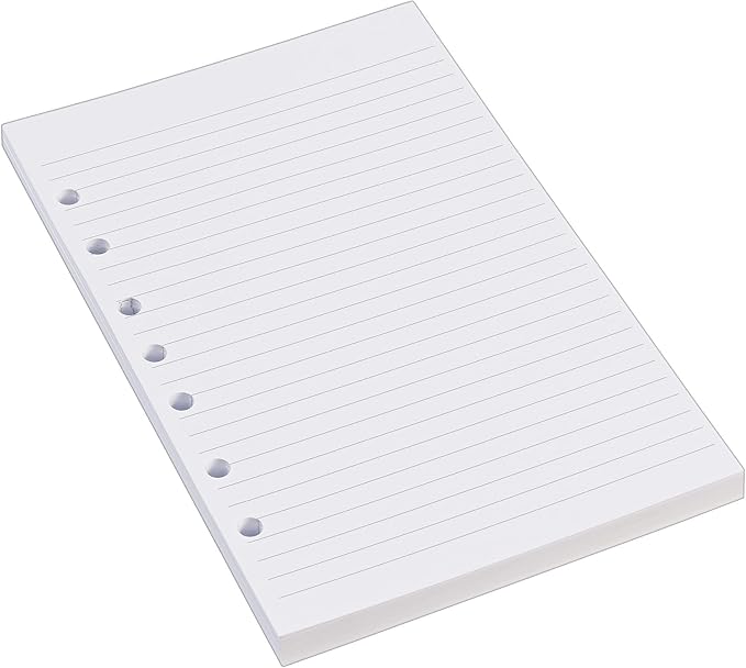 Avery Mini Binder Filler Paper for 3 Ring Binders or 7 Ring Binders, College Ruled, 5.5" x 8.5", 100 Sheets (14230)