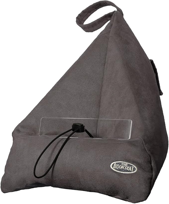 The Book Seat - Charcoal Grey - The Most Comfortable Way to Read, Hands Free!
