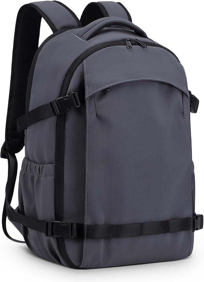 Travel Backpack Women Men Lightweight Laptop Daypack Grey Blue | fit 5.6" Laptop,TSA Approved Carry on Bag, Personal Item Travel Backpack