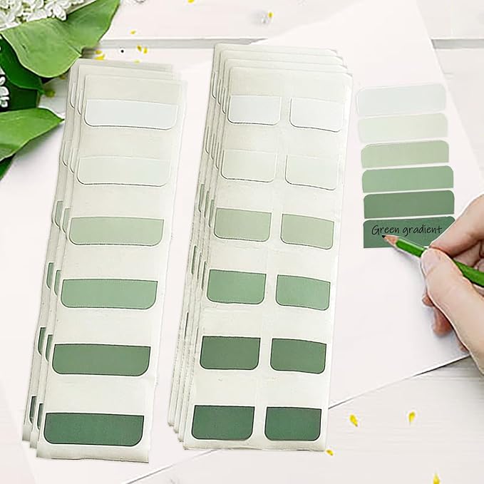 Potanro Book Tabs240 PCS Annotation Tabs 1"x1.8" Large Book Sticky Tabs Repositionable Page Tabs Flags Page Colorful Index Tabs for Annotating Books and File Classification(Large)