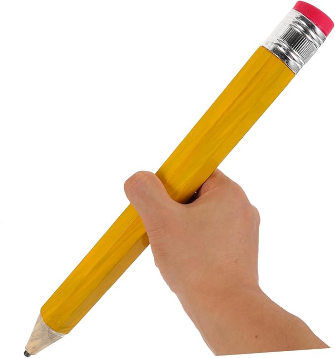 SHOWERORO Funny Writing Pencil Jumbo Pencil Decorative for Office School Supplies