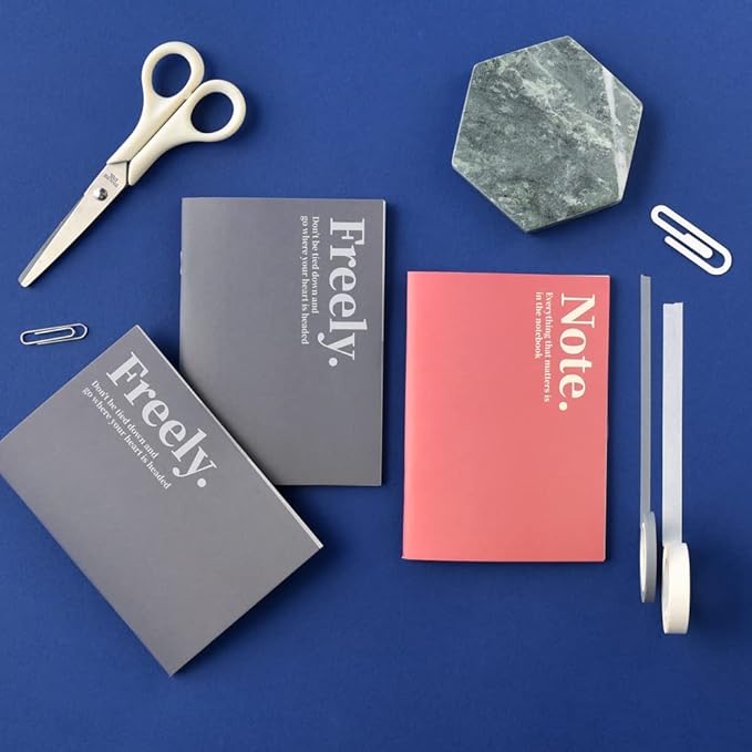 Monolike Mini THEME Grid Note 6P SET_Mini note, Pocket note, Grid note, a portable note, 105x148mm, 48pages