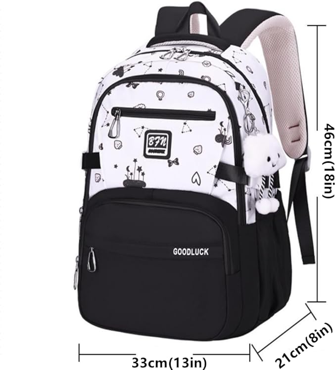 Casual Lightweight Backpacks for Boys & Girls, School Bookbags, 15 "Laptop Backpack, Travel Bag (202-sanhui)