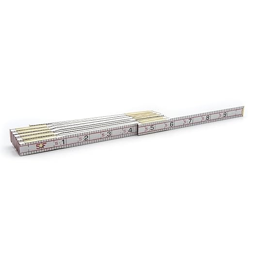 Crescent Lufkin Wood Rule, 5/8X6', Redend Eng, Black - 1066DLN