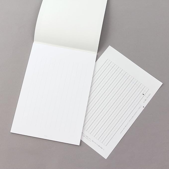 Midori Stationery Set for Writing Beautiful Letters + Beautiful Mailing Envelopes, Vertical Thank You Note
