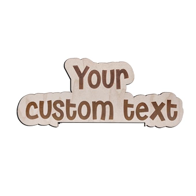 Personalized Top for Wooden Growth Chart Wall Mounted, Wood Kids Measurement Ruler's Personalization