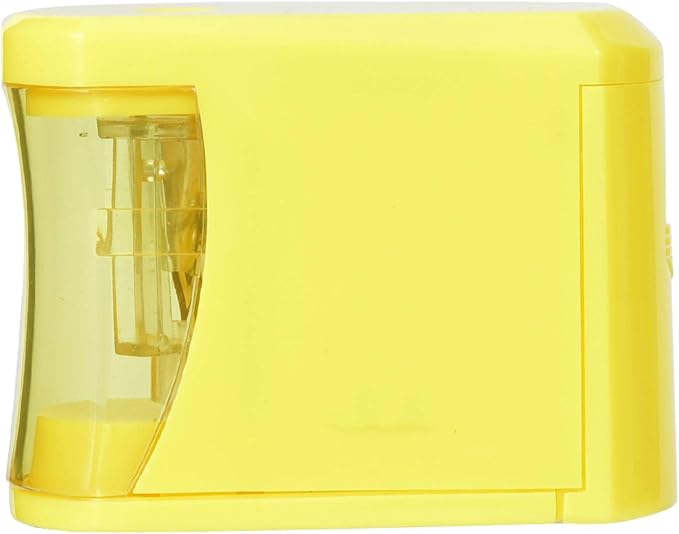 Pencil Sharpener,Electric Pencil Sharpener Kids Friendly Pencil Sharpeners Battery Operated Heavy Duty Classroom Pencil Sharpeners Yellow,for Colored Pencils
