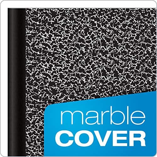 Oxford Composition Notebooks, College Ruled Paper, 9-3/4 x 7-1/2 Inches, 100 Sheets, Black, 6 Count (63767) (Pack of 4)