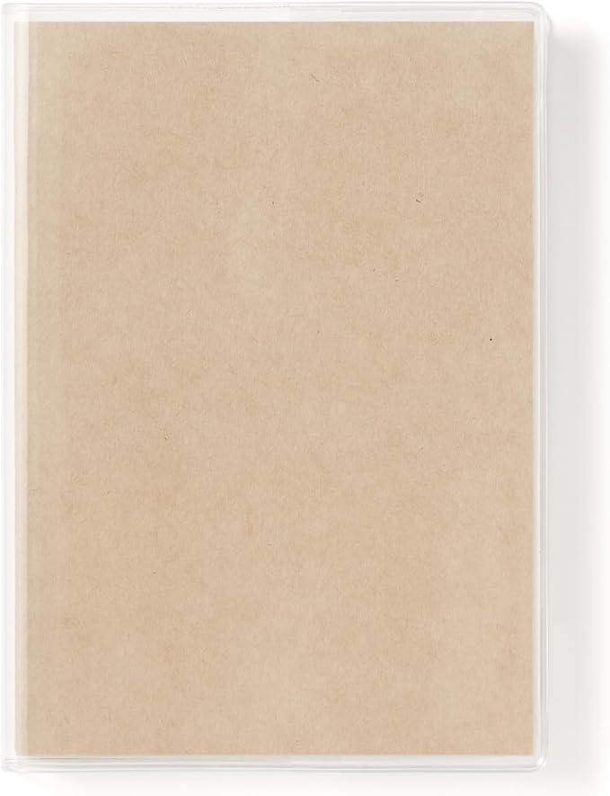 MUJI 84925337 Undated Schedule Notebook, Monthly, Daily, A6, Monthly, 12 Months, 366 Days Daily