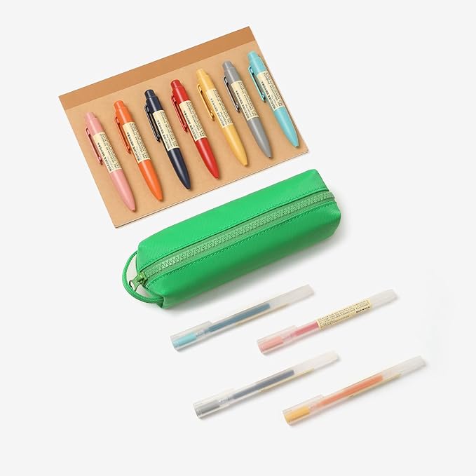 Pencil Case Soft School Pencil Pouch Bag for Easy Carry Stylish and Durable (Grass Green)