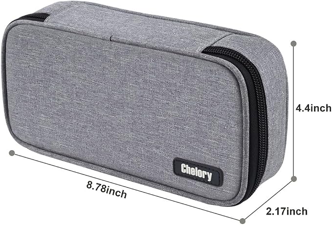Chelory Big Capacity Pencil Case Large Pencil Bag Pouch Pen Case Pencil Marker Holder Stationery Storage Makeup Bag for Office Supplies Adults