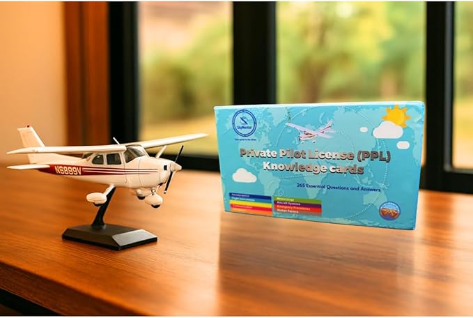 Private Pilot Flash Cards – 265 Aviation Knowledge Boosting Student Pilot Study Guide to Assist with FAA PPL Test Prep. Essential for Checkride, Written and Oral Exams