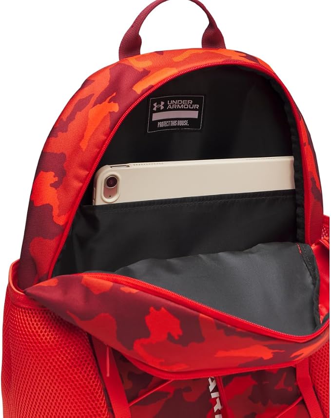 Under Armour Unisex Hustle Sport 6.0 Backpack, (706) Anthem Red/Cardinal/White, One Size Fits Most