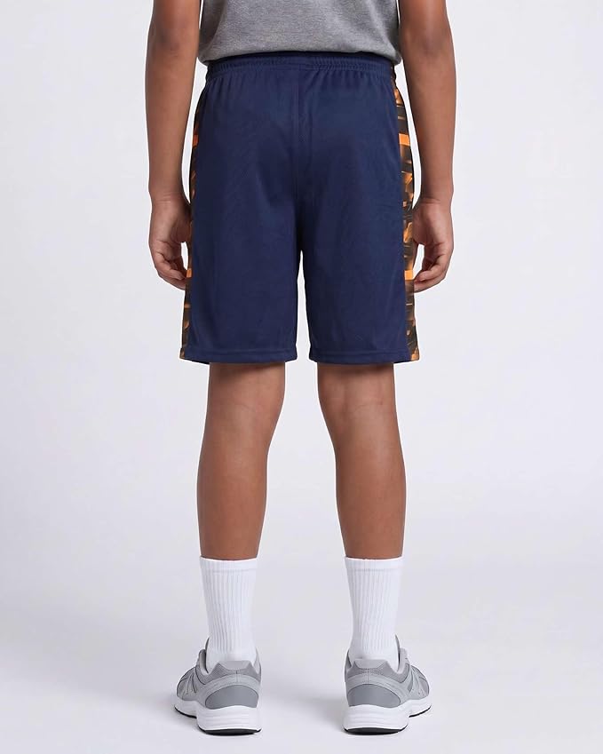 Real Essentials 5 Pack: Boys' Mesh Basketball Athletic Shorts with Pockets – Teen Kids Youth Quick Dry Soccer Running Gym
