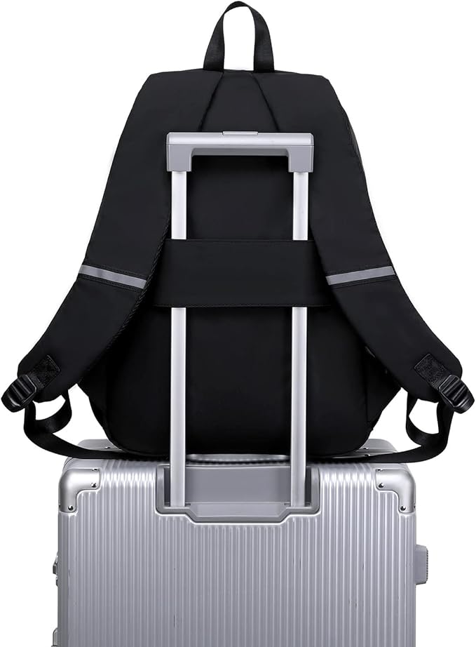 abshoo Big Student Laptop Backpack For College Women Middle High School Teen Girls Bookbag Travel Daypack (Black) | For College, Middle High School, Bookbag, Travel Daypack