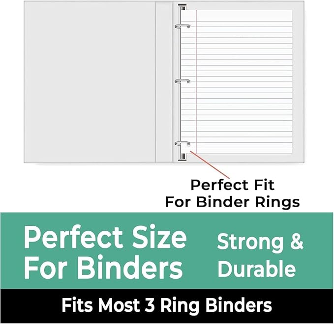 Rosmonde 576 Pack (Pallet) Loose Leaf Paper Bulk, 86400 Sheets, Wide Ruled, Pallet of Filler Paper, 150 Sheets/Pack, 8 x 10.5", Filler Notebook Paper, 3 Hole Punched, School & Office, 4-7 Days Transit