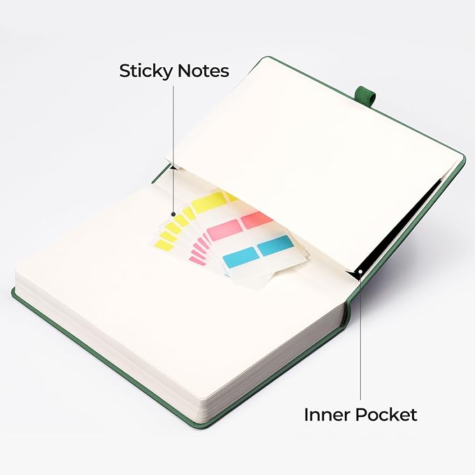 EMSHOI Graph Grid Journal Notebook, 320 Pages, A5 Size (5.7'' x 8.3'')