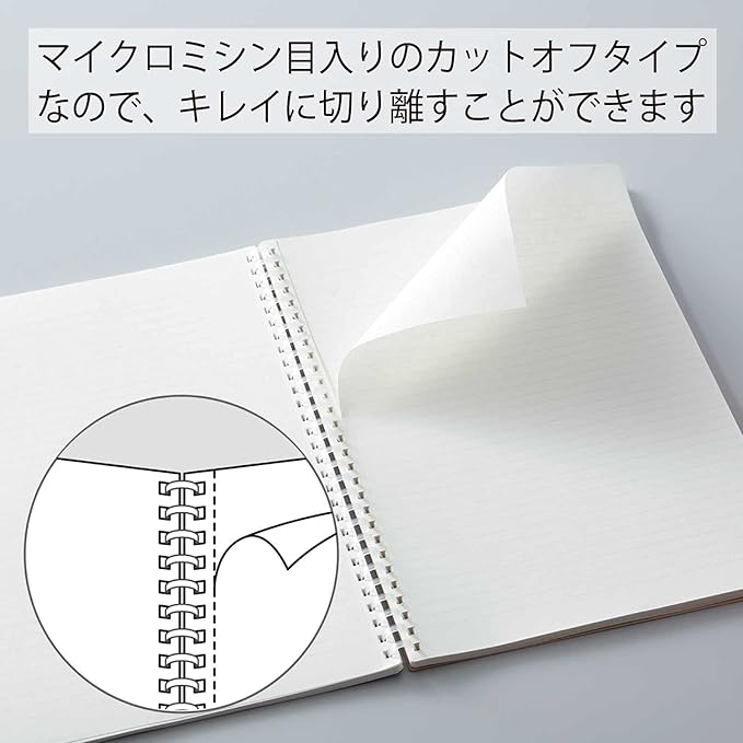 KOKUYO Spiral Lined Notebook, 7.2'' x 5'' Pastel Journal B6 Soft Ring Notebooks with Dot 6 mm Ruled, 80 Sheets, Orange 1 Subject Notebook, Note Taking for School. Japan Import (SU-SV348BT-YR)