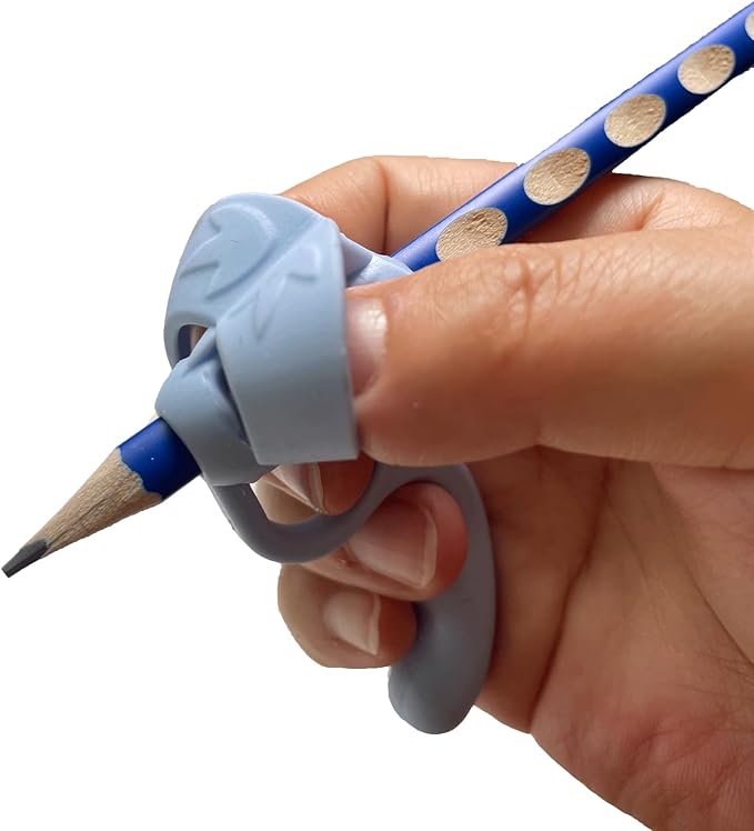 4 PCS Pencil Grips for Kids, Handwriting Correction Training Tool, Finger Posture Correction Supplies Pencil gripper Pencil Holder for preschooler Kids Writing, Drawing, and Coloring