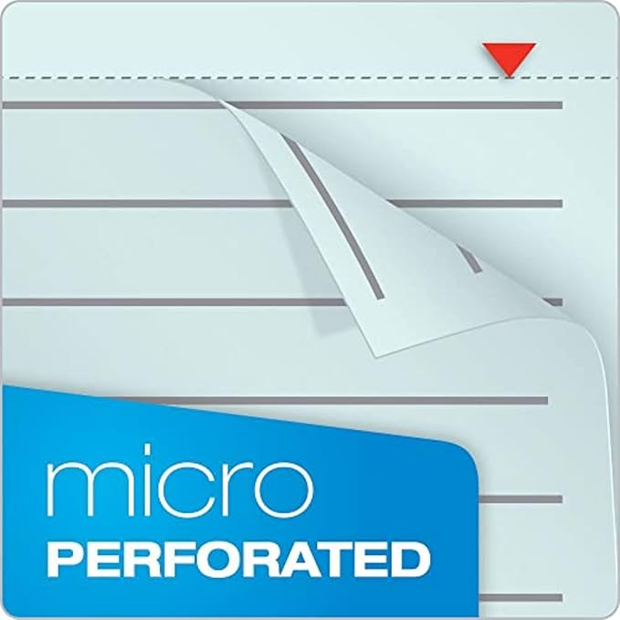 Tops Prism Steno Pads, Gregg Ruled, 6" x 9" Shorthand Writing Pad, Blue Paper, Spiral Bound Notepad, Perforated Pages, 80 Sheets, 4 Pack (80284)