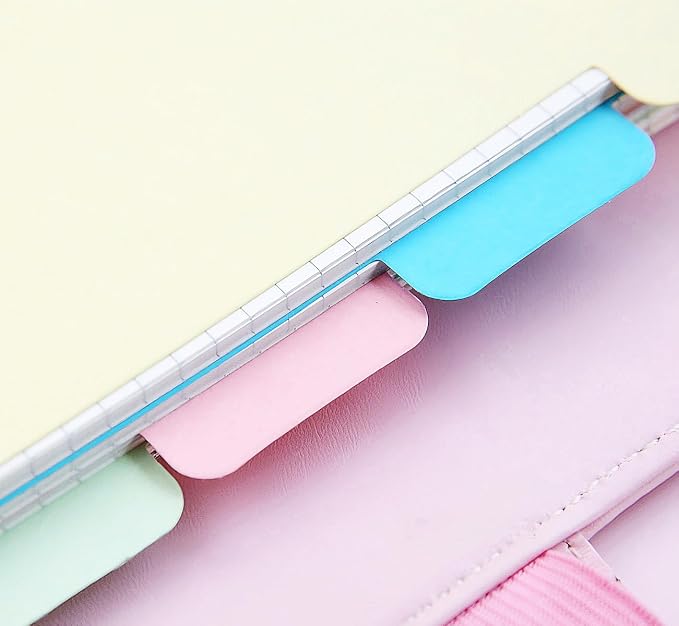 (2-Pack) A6 Lined Paper Refills for Filofax Personal Binder Planner - 160 Sheets/320 Pages Paper with 5 Colorful Binder Dividers, 3.75" x 6.75"