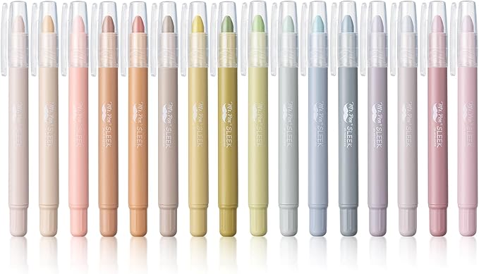 Mr. Pen- No Bleed Gel Highlighters, Soft & Muted Colors, 16 Pack, Bible Highlighters and Pens No Bleed, Bible Markers for Study, Journaling, School Supplies and Accessories