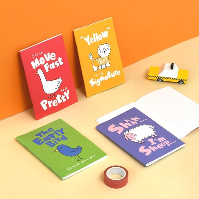Monolike Mini Storytown Ver.2 Blank Note 6P A SET_105x148mm, 48pages