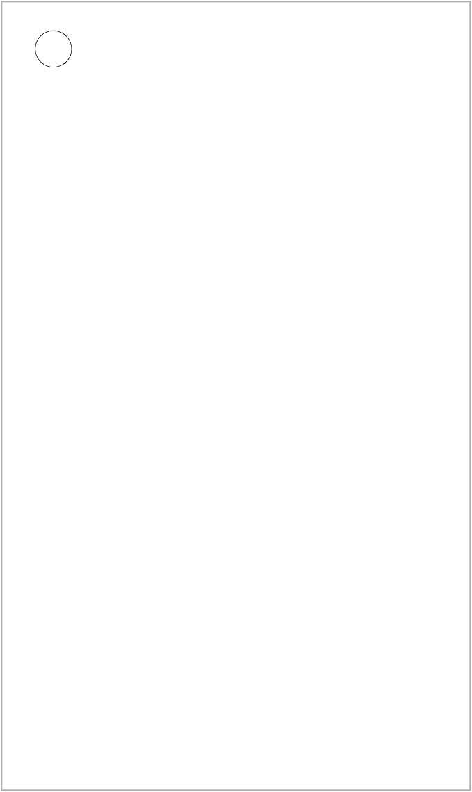 Colonial Cards: 150 Color Cardstock 3" x 5" Index Cards, Unruled with Corner 1-Hole Punched and 4 Binder Rings, White