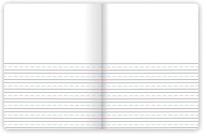 Mead Primary Journal Creative Story Tablet Composition Notebook, 7.5" x 9.75", Grades K-2, 100 Sheets, Red (489903-ECM)