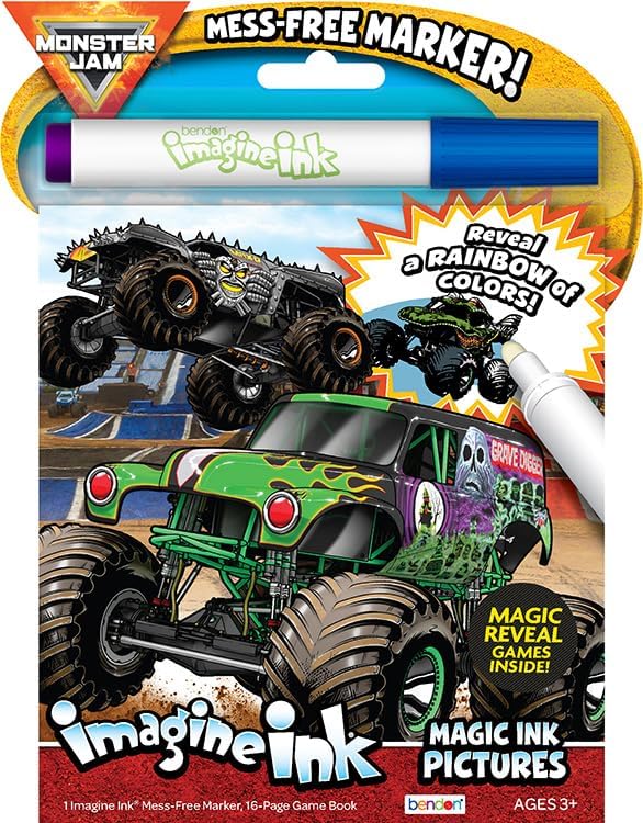 Bendon Monster Jam Activity Book | Monster Trucks | Officially Licensed (Imagine Ink)