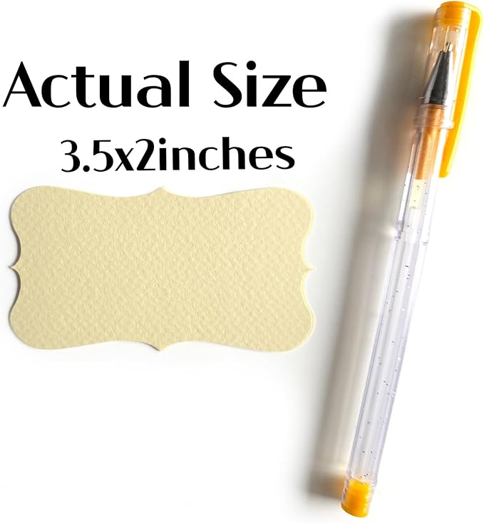 PPAPPAPPIYO Color Index Cards 3.5 x 2, 180gsm Thick Cardstock, Blank Colored Flash Cards for Study, Notes, Business Cards & Labels, Small Notecards 100 Pack (Warm ivory)