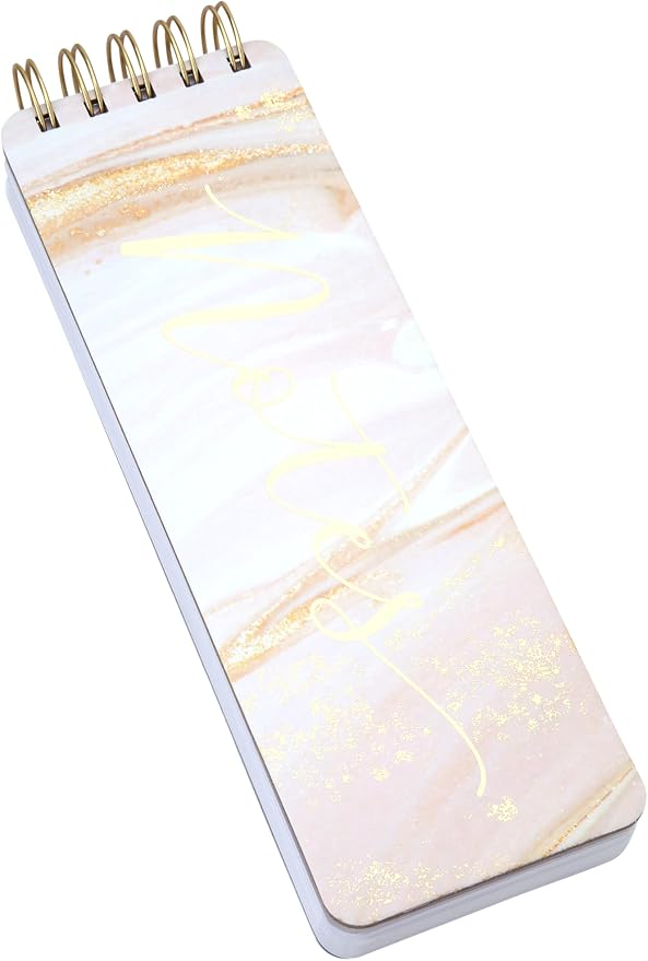 Eccolo Tall Spiral Memo Pad 300 Pages 150 Sheets List Notepad for Office