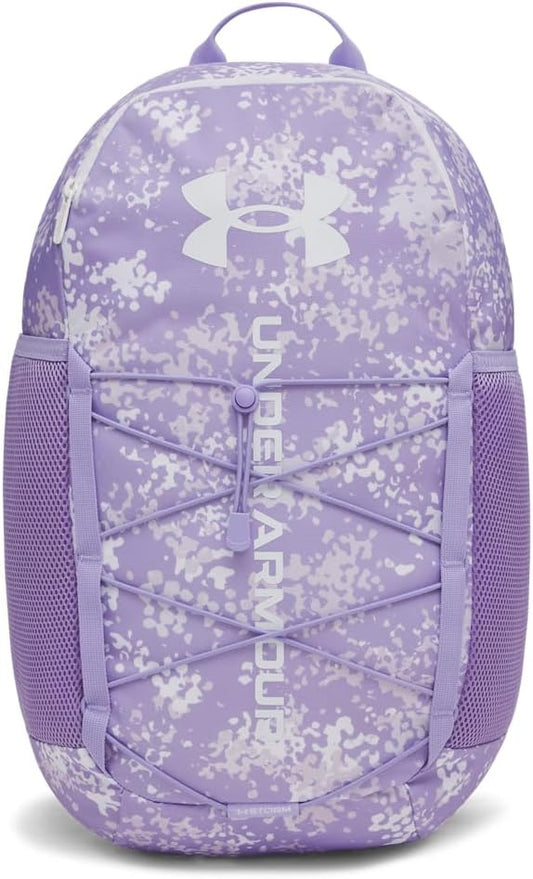 Under Armour Unisex Hustle Sport 6.0 Backpack, (539) Transparent/Transparent/White, One Size Fits Most
