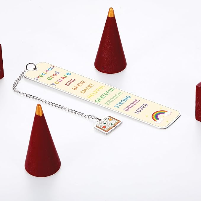 Preschool Graduation Gift for Girls Boys, Pre K Graduation Bookmark Gifts for Kids, Kindergarten Graduations Gift for Preschoolers Son Daughter, Book Marks for Reading Kids, Prek Classroom Gift