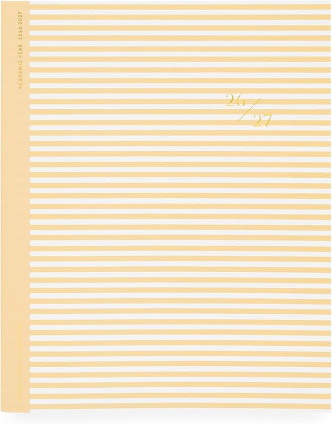 Sugar Paper Academic Planner 2026 2027, Monthly Planner for School, College and Teacher Planning, Hardcover Calendar Book with Notes Pages, Bookmarks and Elastic Band Closure