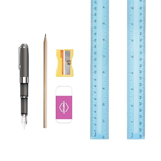 30 Pack Clear Plastic Rulers 12 Inch, Transparent Bulk Rulers for Classroom