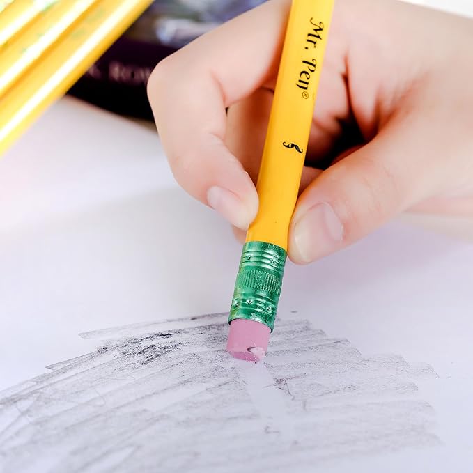 Mr. Pen- Jumbo Pencils, 20 Pack with 1 Sharpener, Yellow Barrels, Smooth Black 2 HB Graphite Cores, Large Preschool Pencils, Smooth Writing Lead for Kindergarten, Kids and School Supplies