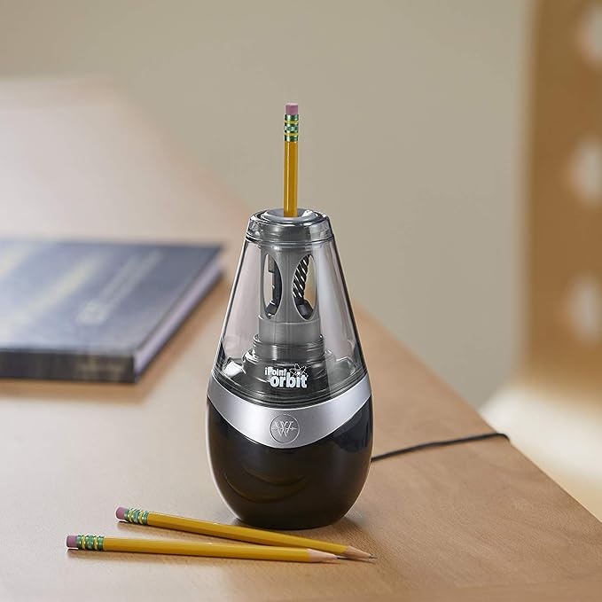 Westcott 16059 iPoint Orbit Electric Pencil Sharpener for Home and Office