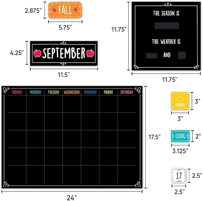 CTP Doodle Calendar Set for Classroom (Creative Teaching Press 10668)