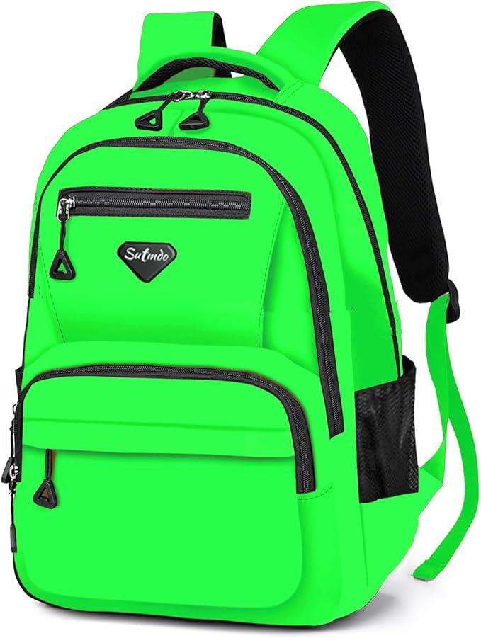 Casual Lightweight Backpacks for Boys & Girls, School Bookbags, 15 "Laptop Backpack, Travel Bag (202-slv)