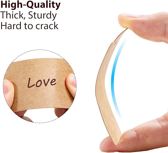 Primbeeks 8 Pack Multicolor Index Cards with Binding Rings, 320 Sheets 2.2 x 3.5 Inches Flash Cards, Double-sided Available Study Cards, Easy Flip DIY Greeting Card, Note Cards, Kraft Paper Cards