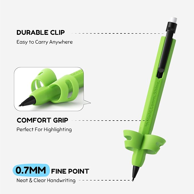 4-Pack Corrective Training Pencils,Ergonomic Posture Correction Control Handwriting Aid,Sensory Tool for Calm & Focus,Silent Fidgeting for ADHD & Special Needs,Ideal for Preschoolers,Students
