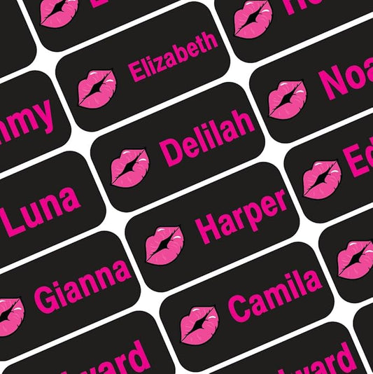 Personalized Name Labels for Kids – 60 Waterproof Peel-and-Stick Labels for Clothes, Lunch Boxes, Water Bottles, Laundry Bags – Durable, Dishwasher & Microwave Safe, Perfect for Camp, Daycare, School