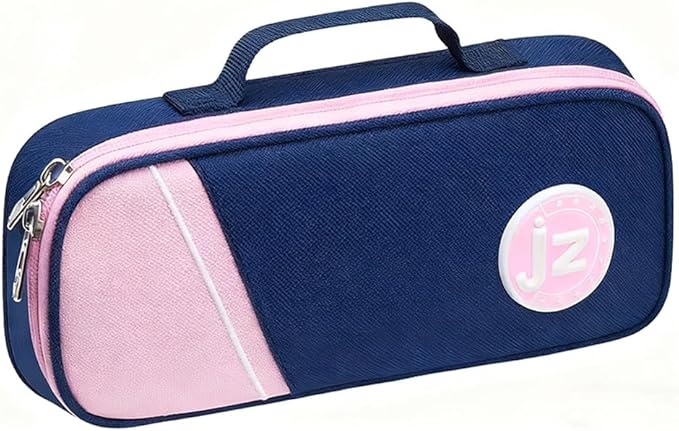 Large Capacity Pencil Case, Premium Oxford Pencil Pouch, Kawaii Cute Pen Case Stationery Bag for Girl Boy Teen Aesthetic School Supplies, Makeup Bag, Box Organizer for Office Desk Accessories, Pink