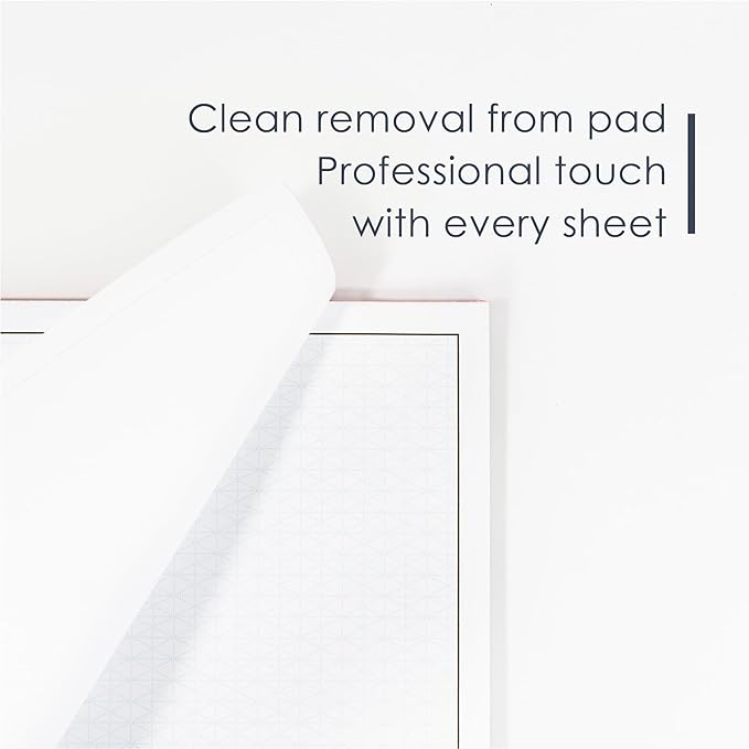 GeekNavy 11" x 17" Isometric Graph Paper 50 Sheets Portrait - 0.25" Grid, Non-photo Blue, High Brightness, Drafting, Engineering, Art, 3D Design (1-Pack)