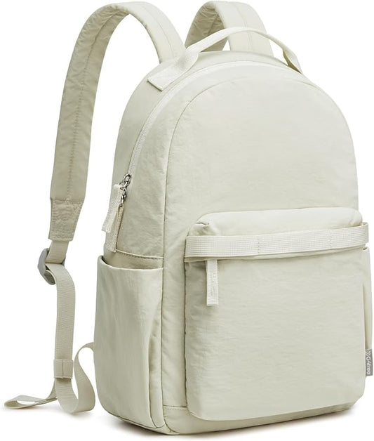 G4Free Small Backpack for Women, lightweight Daypacks for Travel School | Water-resistant Nylon Backpack, fits 13.3" laptop, Multi-pockets, Trolley strap, Comfy padded straps