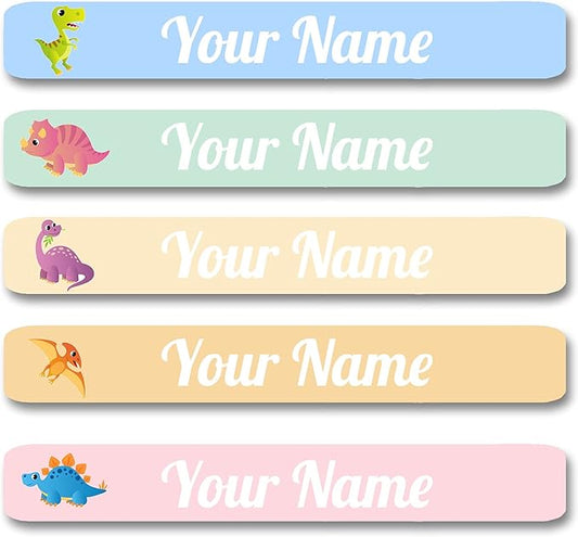 100 Pcs Personalized Labels for Kids School Supplies Waterproof, Custom Name Stickers Kids Labels for Travel, Daycare, Stationery
